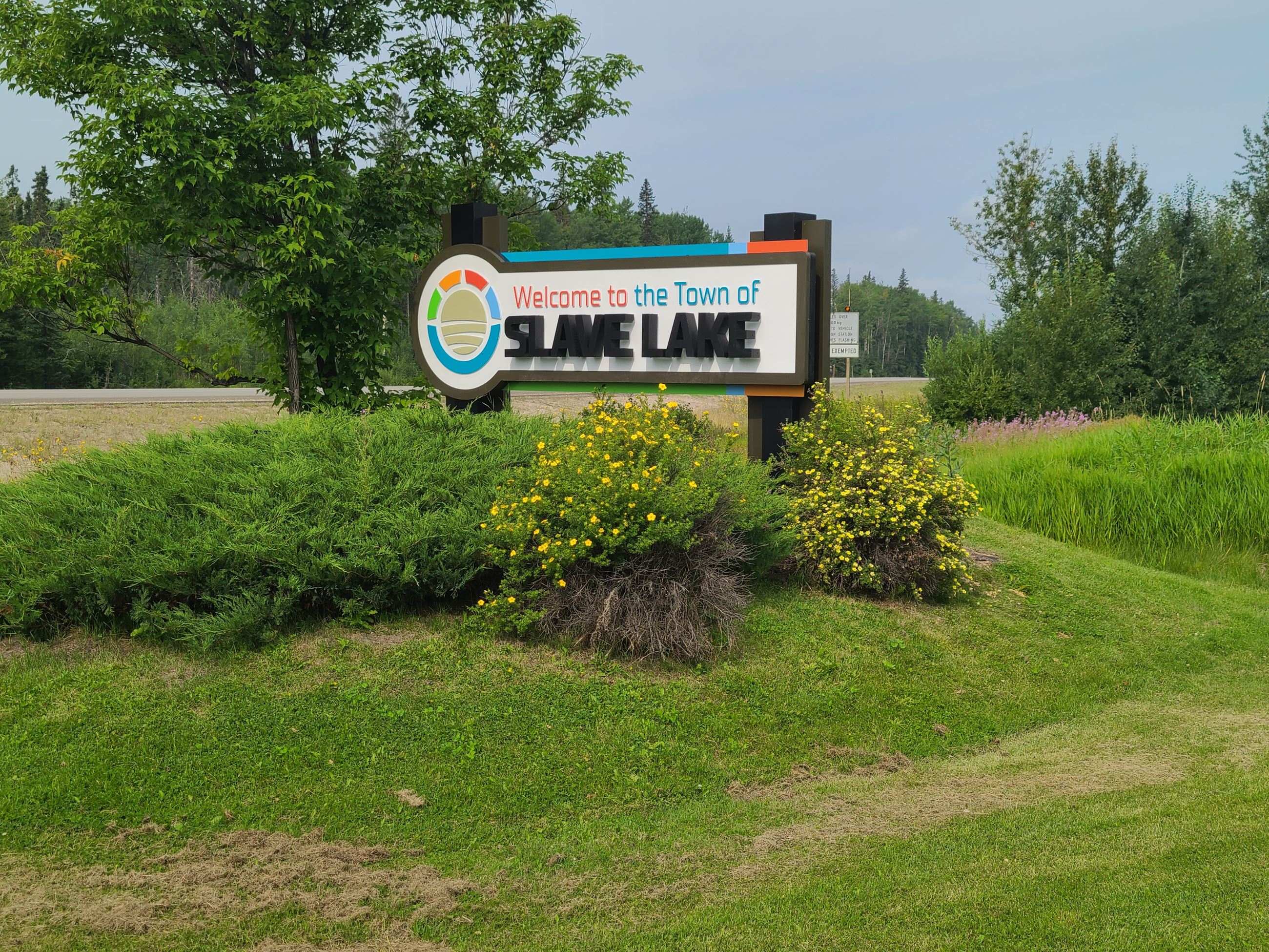 Slave Lake Sign