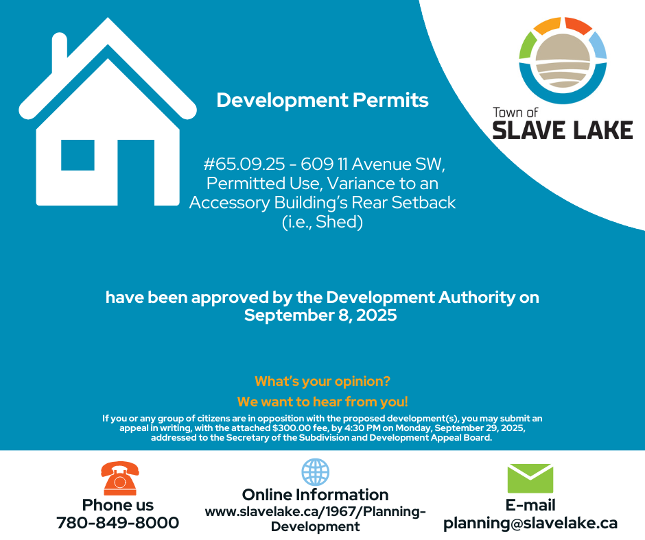 Development Permit Ad