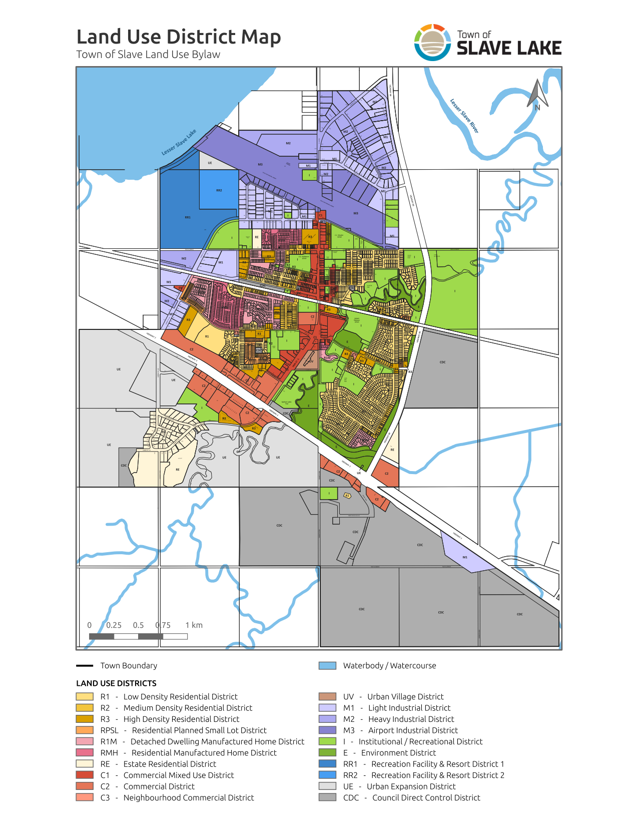 Land Use District Map