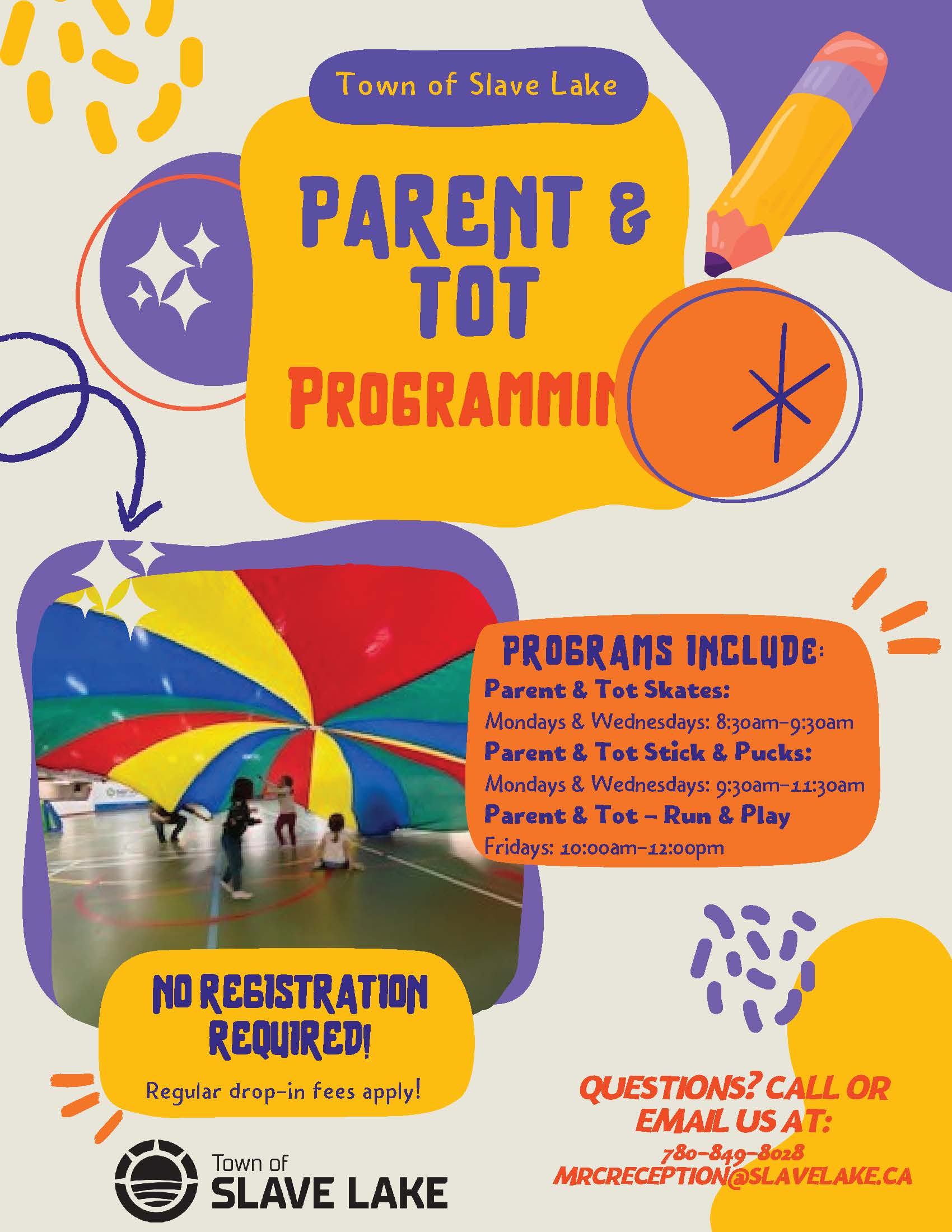 Parent  Tot Programming Poster