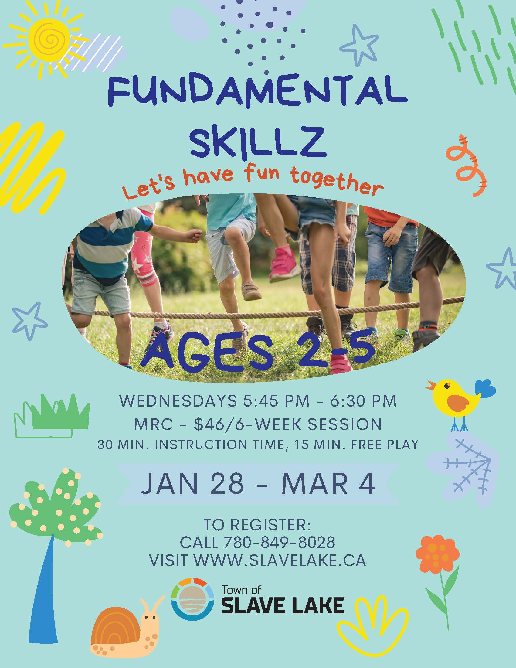 Winter 2026 FUNdamental Skillz Poster